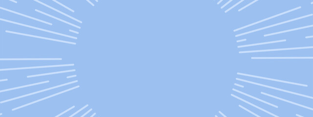 集中線　シンプル　使いやすい　横　横長　太陽　シンボル