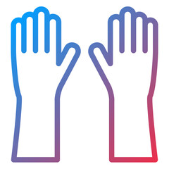 Vector Design Gloves Icon Style