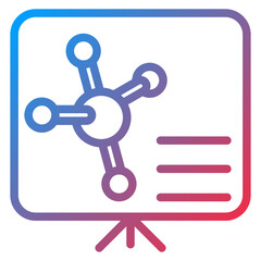 Vector Design Chemistry Lecture Icon Style