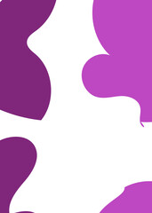 Purple Abstract Shapes Decor Background 