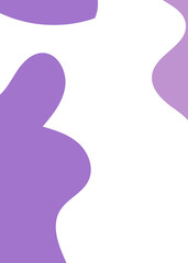 Purple Abstract Shapes Decor Background 