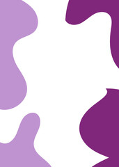 Purple Abstract Shapes Decor Background 