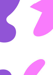 Purple Abstract Shapes Decor Background 