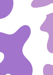 Purple Abstract Shapes Decor Background 