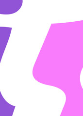 Purple Abstract Shapes Decor Background 