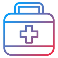 Obraz premium Vector Design First Aid Kit Icon Style