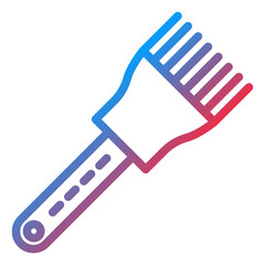 Vector Design Basting Brush Icon Style