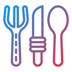 Vector Design Cutlery Icon Style