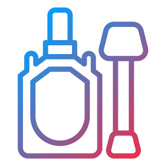 Vector Design Correction Fluid Icon Style