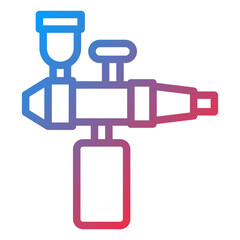 Vector Design Airbrush Icon Style