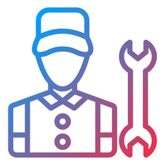 Vector Design Mechanic Icon Style