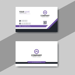 Fototapeta na wymiar Creative modern, simple clean business card layout design. Corporate visiting card template