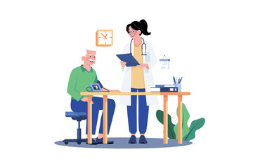 Man Getting Doctor's Appointment