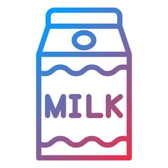 Vector Design Milk Carton Icon Style