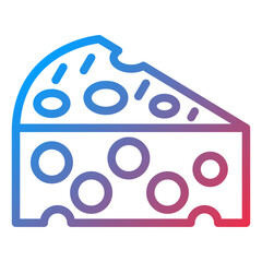 Vector Design Cheese Icon Style