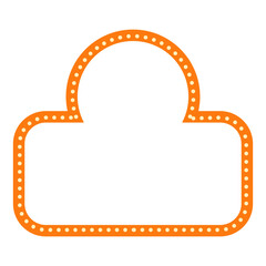 Obraz premium Flat Casino Frame