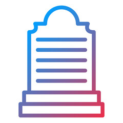 Vector Design Grave Icon Style