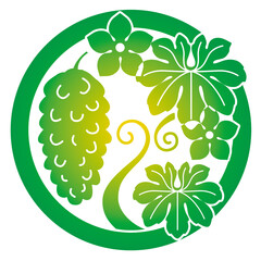 家紋風デザイン / ゴーヤ