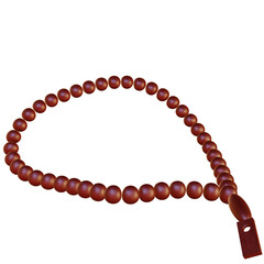 3d illustration of Ramadan rosary