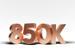 850k Subscriber Celebration PNG transparent background