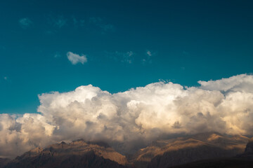 Breathtaking mountain landscape. The Anti Taurus Mountains. Aladaglar National Park. Turkey..