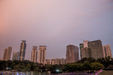 Fototapeta na wymiar Kuala Lumpur city center view