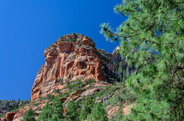 Red rock formation near Sedona in the United States