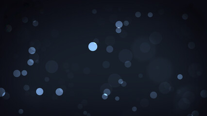 Abstract surreal particles background for Christmas, new year background. Particles BG. Hyper-realistic particles falling background. Abstract dust glittering particles.