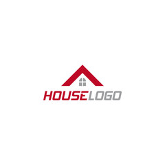 House logo real estate company isolated on white background
