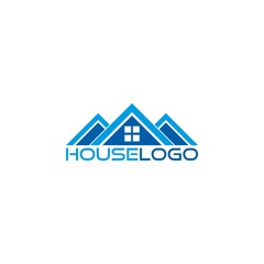 House logo real estate company isolated on white background