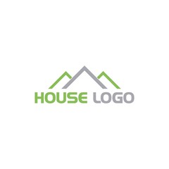 House logo real estate company isolated on white background