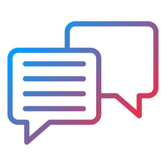 Vector Design Chat Icon Style