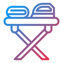Vector Design Ironing Board Icon Style