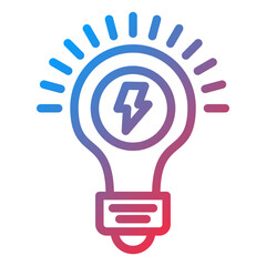 Fototapeta premium Vector Design Lighting Icon Style