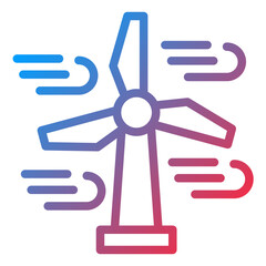 Vector Design Wind Energy Icon Style