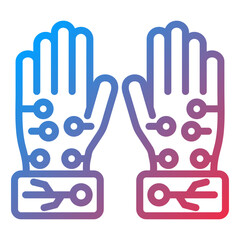 Vector Design Wired Gloves Icon Style