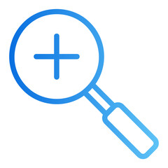 zoom gradient icon