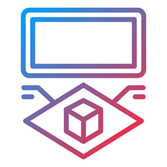 Vector Design Augmented Reality Icon Style