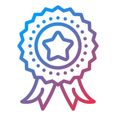 Vector Design Medal Icon Style