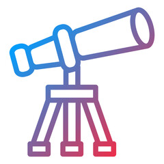 Vector Design Telescope Icon Style