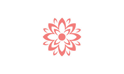 pink flower logo