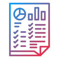 Vector Design Seo Checklist Icon Style