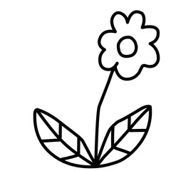 Doodle Flower Icon 