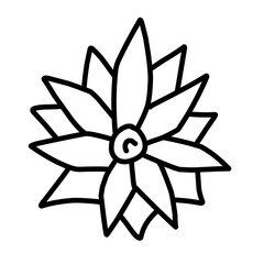 Doodle Flower Icon 