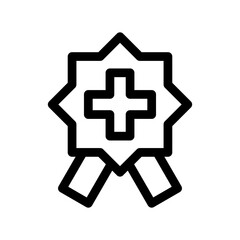 Obraz premium badge icon or logo isolated sign symbol vector illustration - high-quality black style vector icons 