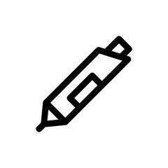 ballpoint icon or logo isolated sign symbol vector illustration - high-quality black style vector icons
