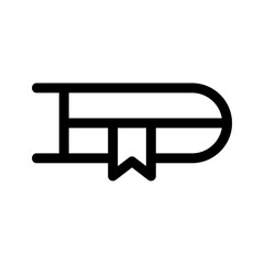 book reading icon or logo isolated sign symbol vector illustration - high-quality black style vector icons
