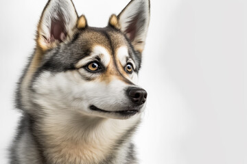 Captivating Alaskan Klee Kai Dog Portrait