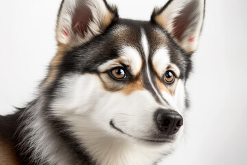 Captivating Alaskan Klee Kai Dog Portrait
