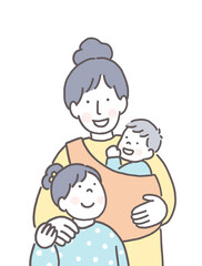 お母さんと赤ちゃん